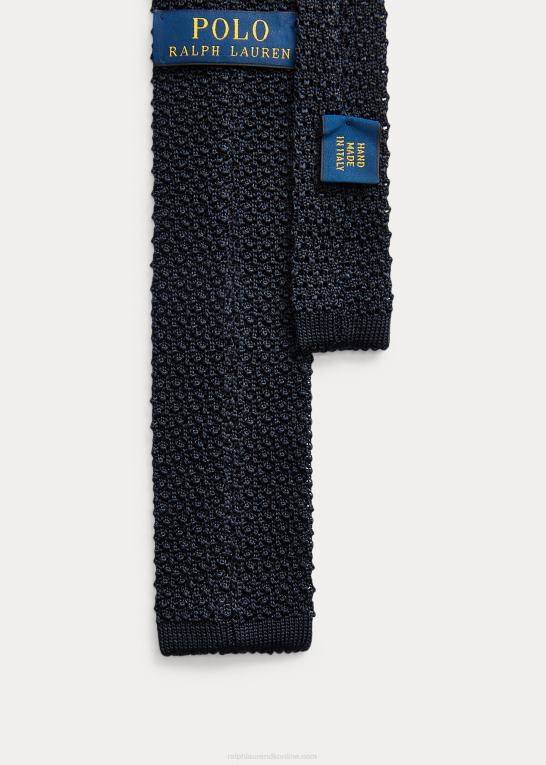 flåde Mænd Ralph Lauren strik silkeslips Z426B2245