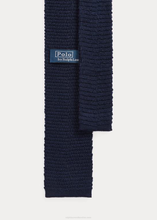 flåde Mænd Ralph Lauren strik uldslips Z426B2525