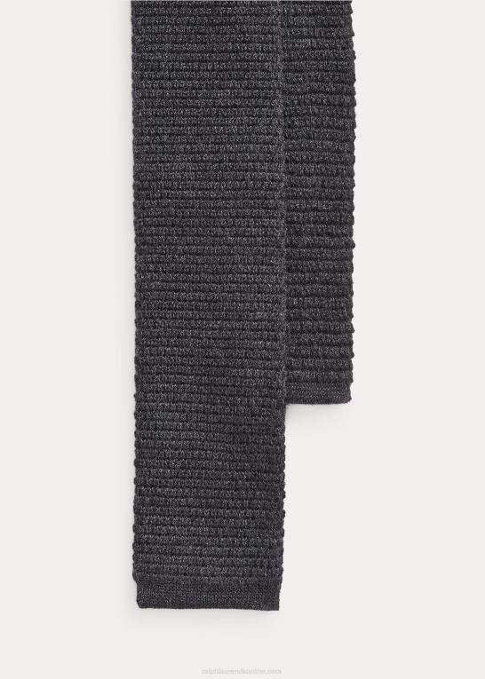 grå Mænd Ralph Lauren strik uldslips Z426B2524