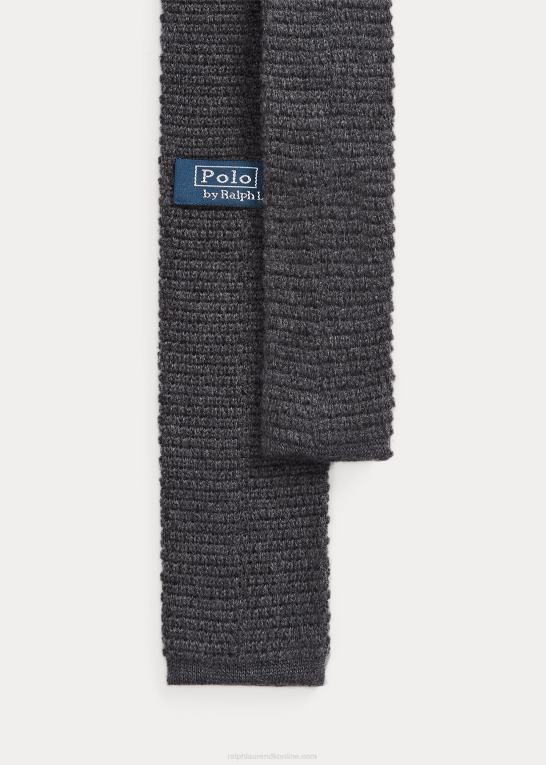 grå Mænd Ralph Lauren strik uldslips Z426B2524