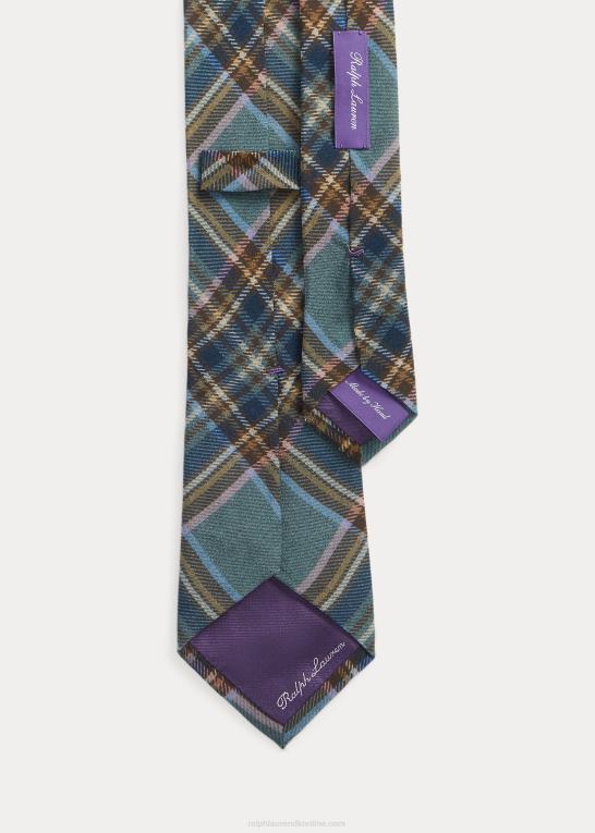 havspray multi Mænd Ralph Lauren crepeslips i silke med tartantryk Z426B8931