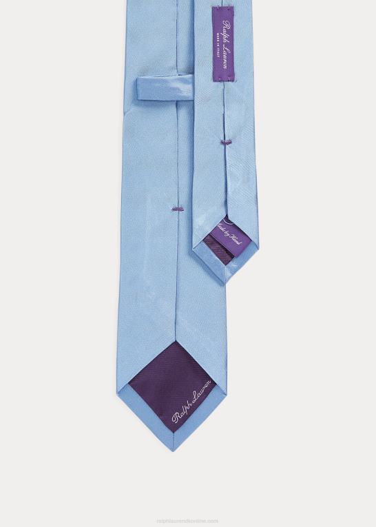 lyseblå Mænd Ralph Lauren peau de soie slips Z426B2674