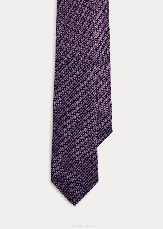 lyserød Mænd Ralph Lauren mønstret silkeslips Z426B2678