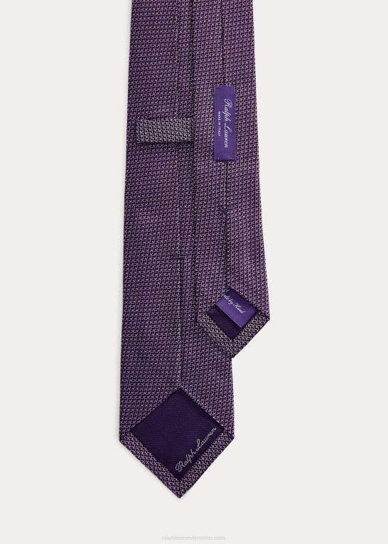 lyserød Mænd Ralph Lauren mønstret silkeslips Z426B2678