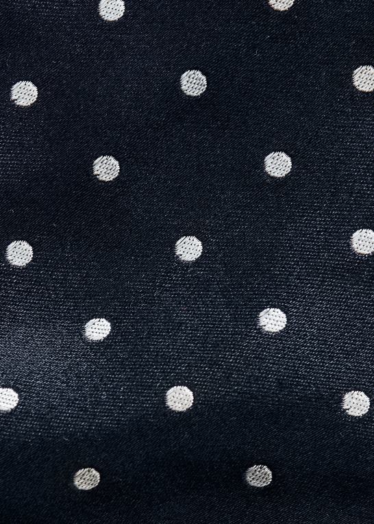 mørk flåde Mænd Ralph Lauren polkaprikket silke satinslips Z426B2686