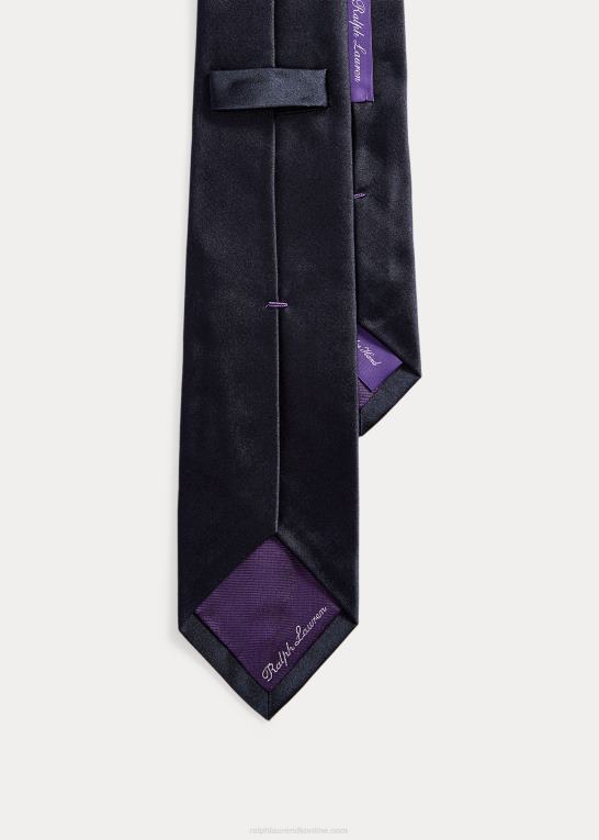 mørk flåde Mænd Ralph Lauren silke satinslips Z426B9029