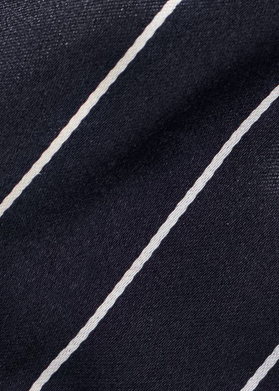 mørk flåde Mænd Ralph Lauren stribet silke satinslips Z426B9026