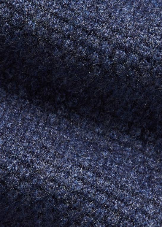 mørk nimes blå melange Mænd Ralph Lauren strikket kashmir slips Z426B8963