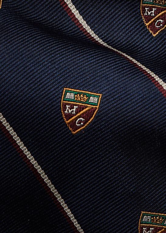 marineblå/hvid Mænd Ralph Lauren morehouse indsamling klub slips Z426B2633