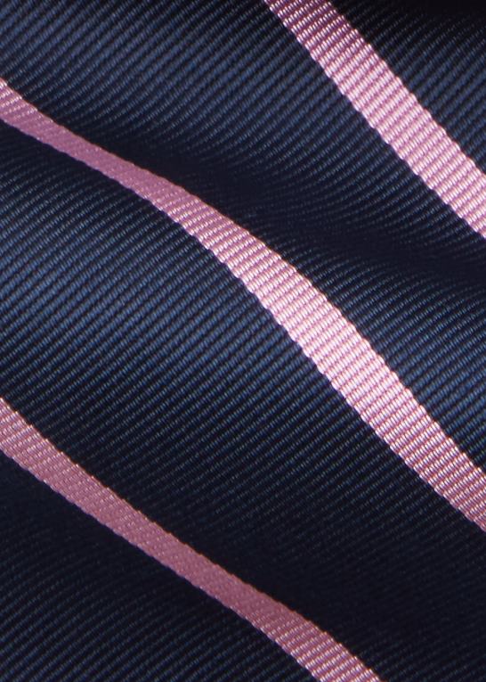 marineblå/pink Mænd Ralph Lauren vintage-inspireret stribet silke repp slips Z426B2413