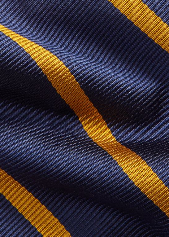 navy/guld Mænd Ralph Lauren stribet silke repp slips Z426B2271