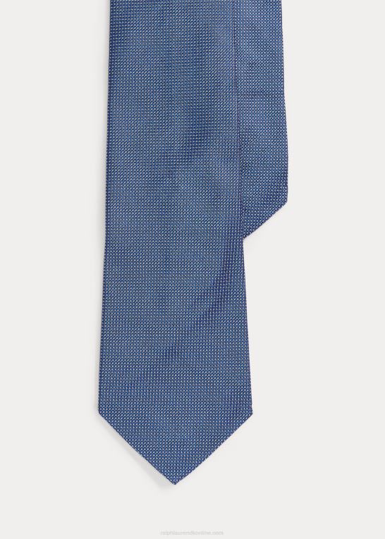 royal/hvid Mænd Ralph Lauren pin prik silkeslips Z426B2262