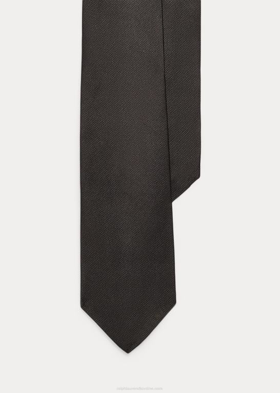 sort Mænd Ralph Lauren silke repp slips Z426B2256