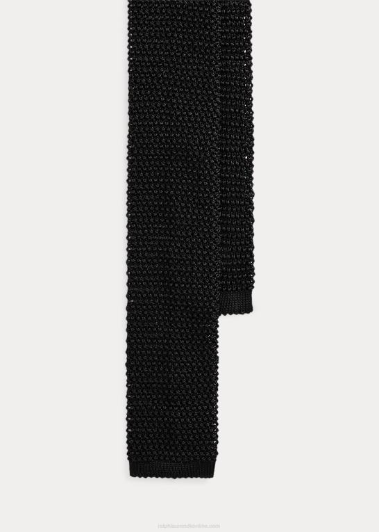 sort Mænd Ralph Lauren strik silkeslips Z426B2688