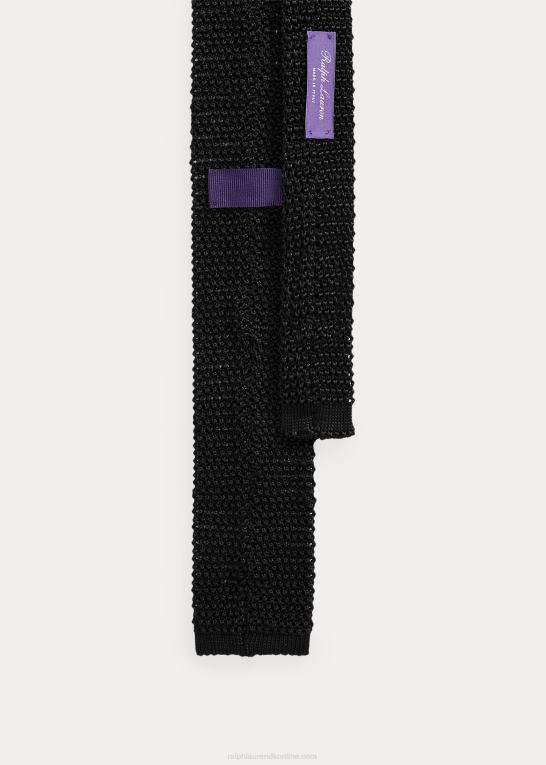 sort Mænd Ralph Lauren strik silkeslips Z426B2688