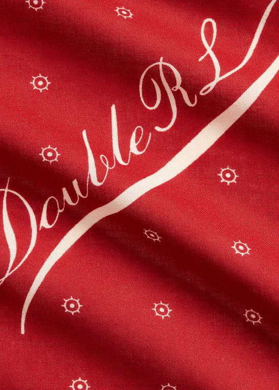 kalkunrød/fløde Mænd Ralph Lauren bomuldsbandana med logo Z426B5487