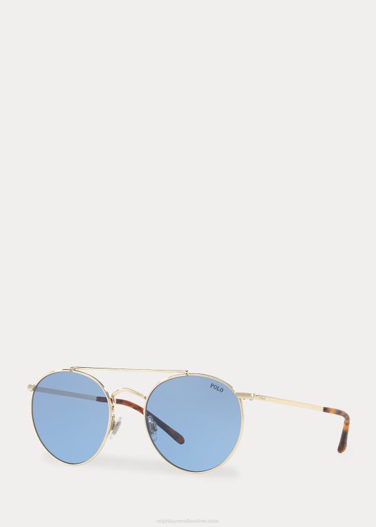 guld Mænd Ralph Lauren prince street solbriller Z426B8787