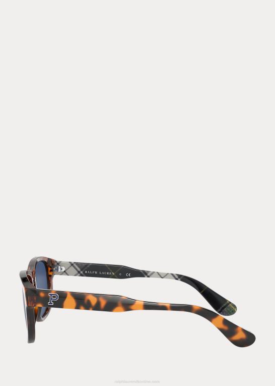 skinnende antik skildpadde Mænd Ralph Lauren kollegiale solbriller Z426B2780