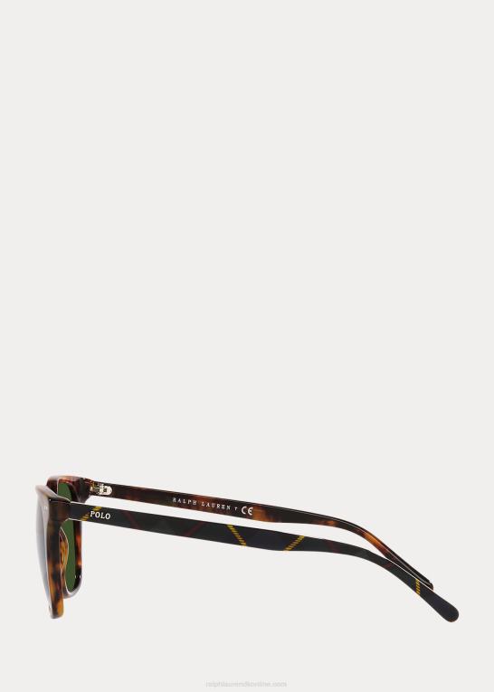 skinnende jerry havana Mænd Ralph Lauren plaid firkantede solbriller Z426B8759