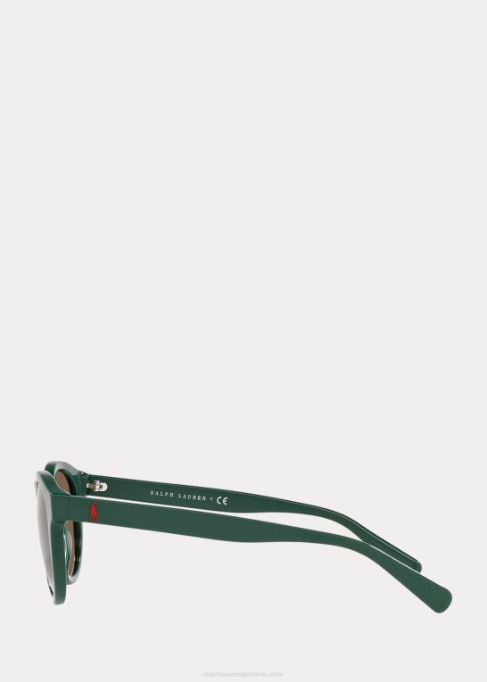 skinnende skovgrøn Mænd Ralph Lauren color shop panto solbriller Z426B2622