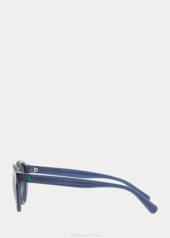skinnende transp blå Mænd Ralph Lauren jorden polo solbriller Z426B2427