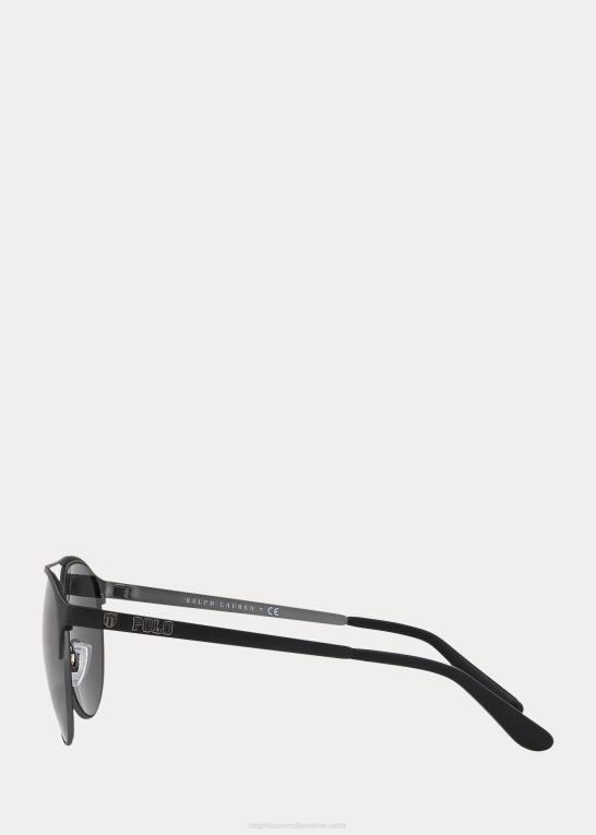 sort Mænd Ralph Lauren amerikanske sportssolbriller Z426B2786