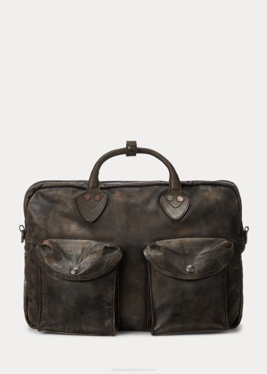 mørkebrun Mænd Ralph Lauren lædermappe Z426B8845