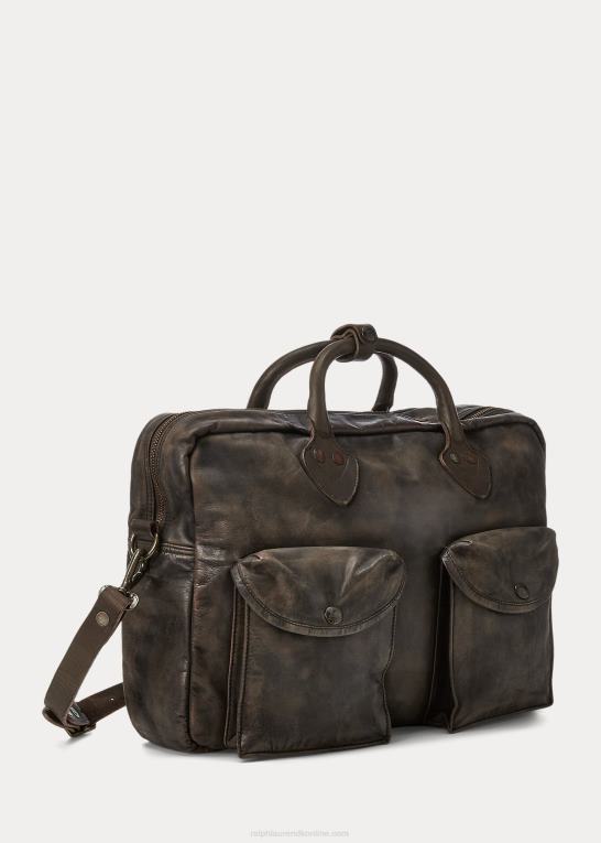 mørkebrun Mænd Ralph Lauren lædermappe Z426B8845