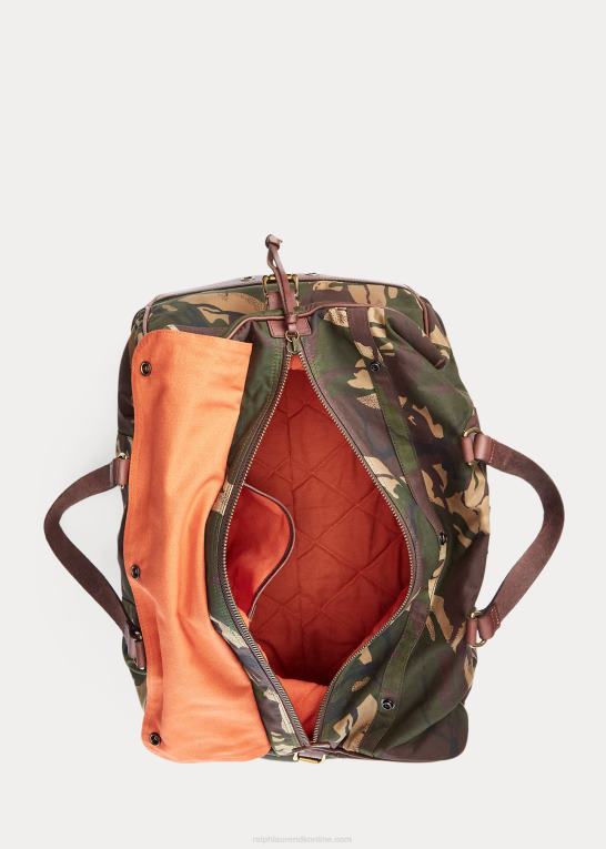 Mænd Ralph Lauren læderbeklædt kanvas duffel Z426B9082