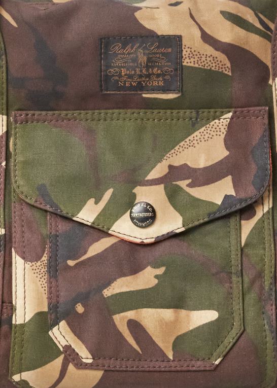 Mænd Ralph Lauren læderbeklædt kanvas duffel Z426B9082
