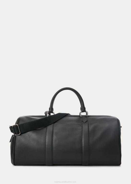 sort Mænd Ralph Lauren glat læder duffel Z426B2235