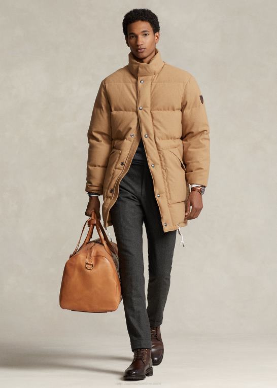 tan Mænd Ralph Lauren Heritage læder duffel Z426B2381