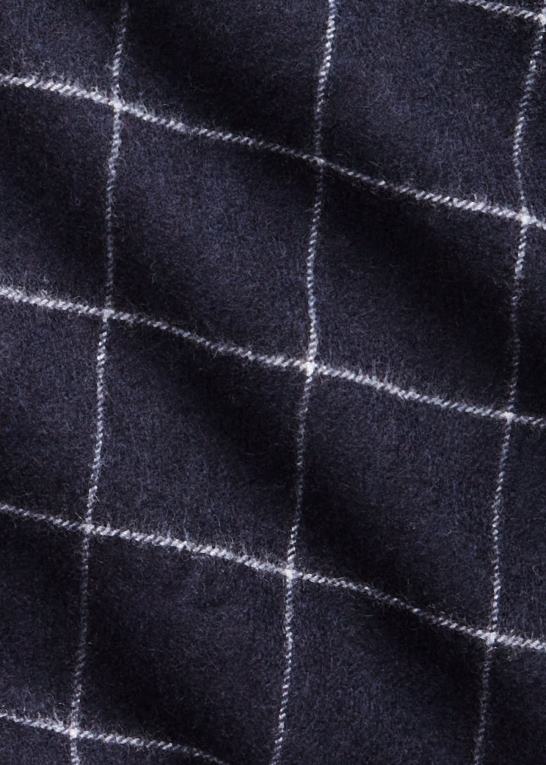 flåde Mænd Ralph Lauren rude kashmir tørklæde Z426B9000