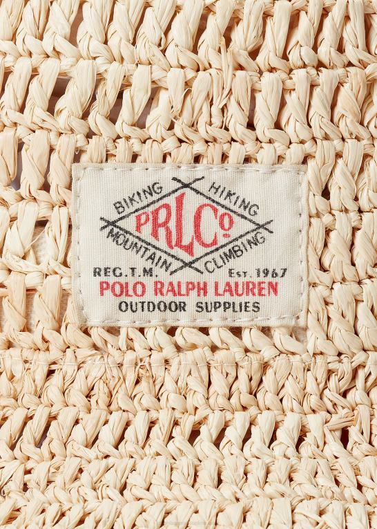 Mænd Ralph Lauren raffia bøttehat Z426B2435