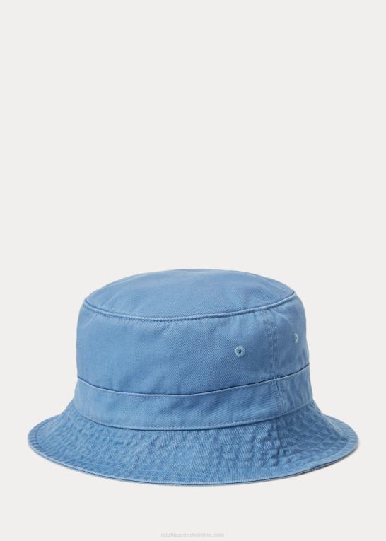 Nimes blå Mænd Ralph Lauren bomuld chino bøttehat Z426B2292