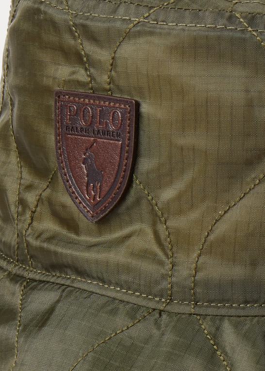 baldakin oliven Mænd Ralph Lauren quiltet ripstop bøttehat Z426B2741