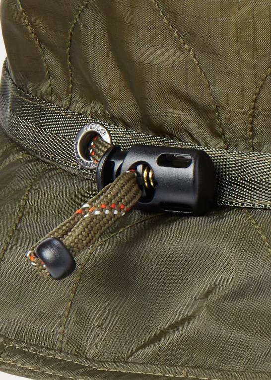 baldakin oliven Mænd Ralph Lauren quiltet ripstop bøttehat Z426B2741