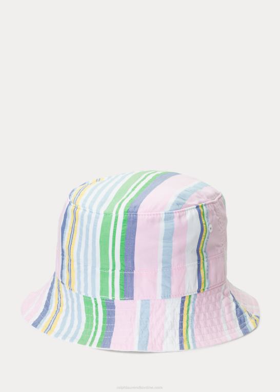 funshirt multi Mænd Ralph Lauren stribet seersucker bøttehat Z426B2438