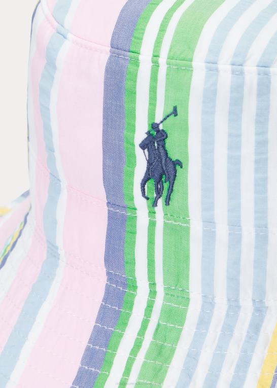 funshirt multi Mænd Ralph Lauren stribet seersucker bøttehat Z426B2438
