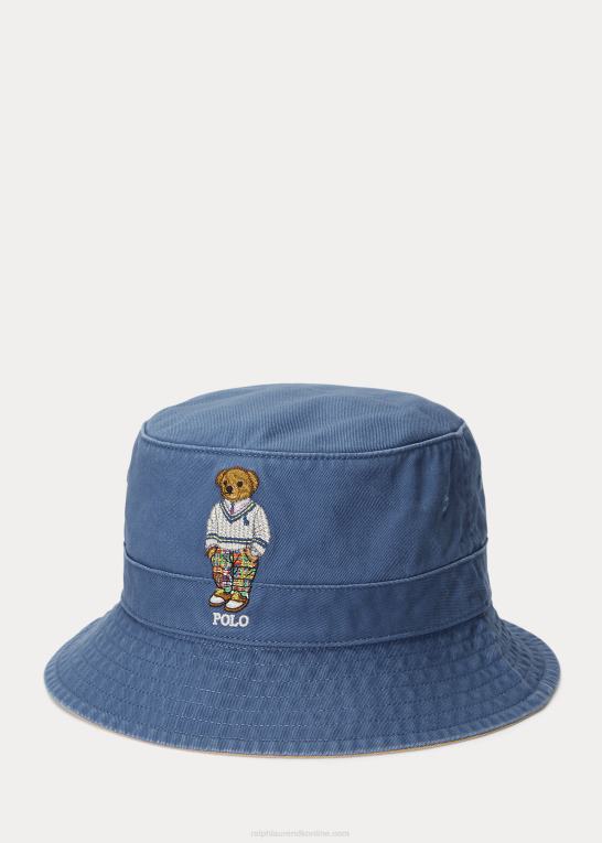 gammel kgl Mænd Ralph Lauren polo bear twill spand hat Z426B2363