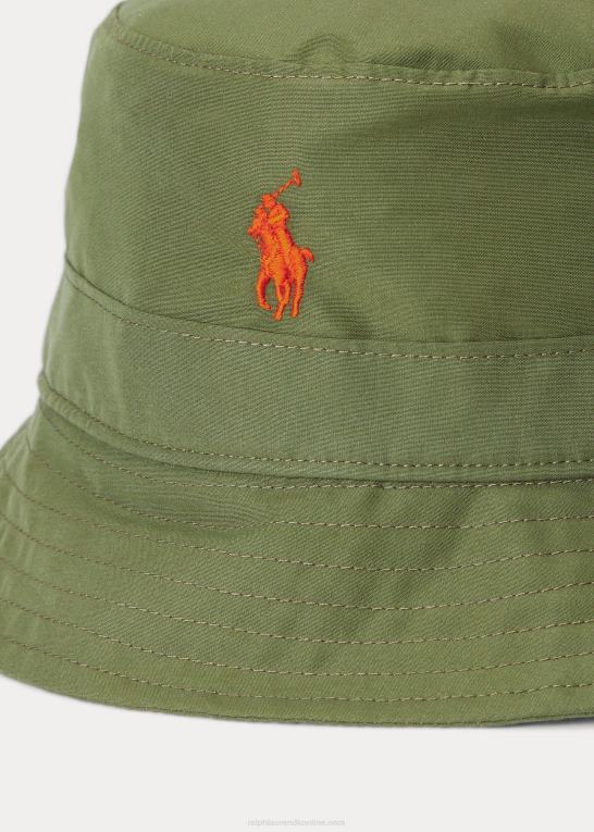 mørk salvie Mænd Ralph Lauren jorden polo pakbar bøttehat Z426B2483