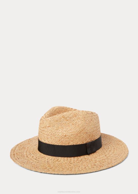naturlig Mænd Ralph Lauren raffia fedora Z426B2448