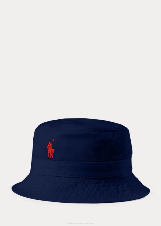 newport flåde Mænd Ralph Lauren bomulds bøttehat Z426B2252