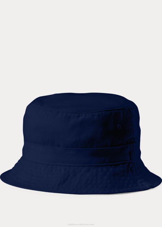 newport flåde Mænd Ralph Lauren bomulds bøttehat Z426B2252