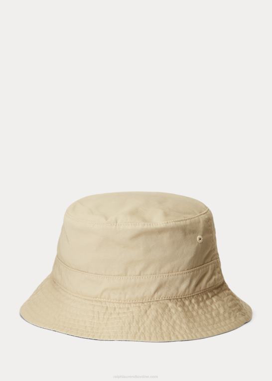 plaid Mænd Ralph Lauren vendbar twill & madras bøttehat Z426B2367