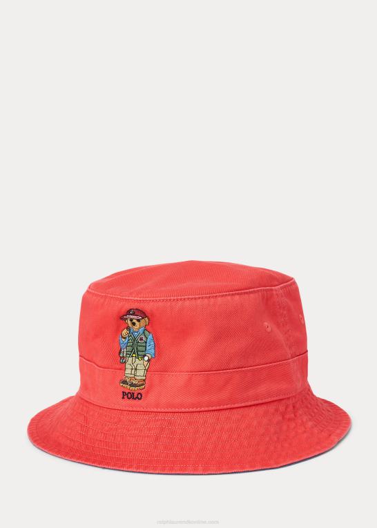 røde rev Mænd Ralph Lauren polo bear twill spand hat Z426B2452