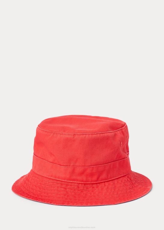 røde rev Mænd Ralph Lauren polo bear twill spand hat Z426B2452