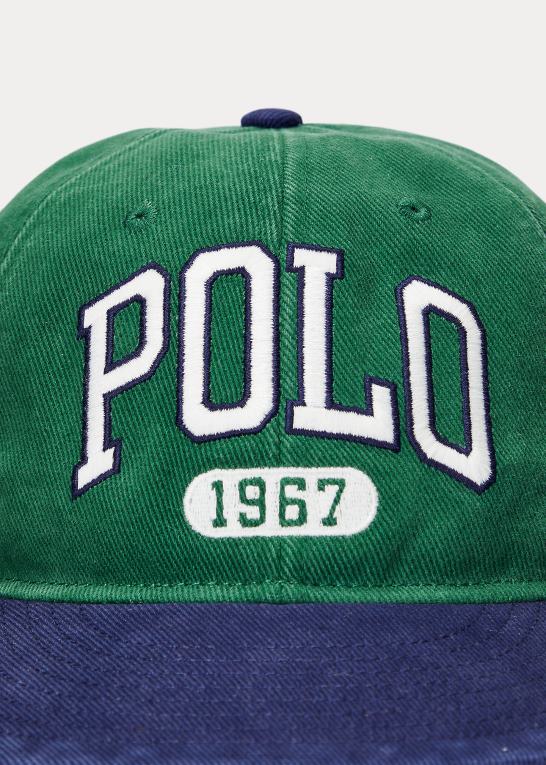 Mænd Ralph Lauren chinokuglehætte i bomuld med logo Z426B2755