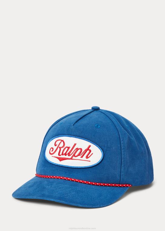 Mænd Ralph Lauren polo sport patch canvas kuglehætte Z426B2210