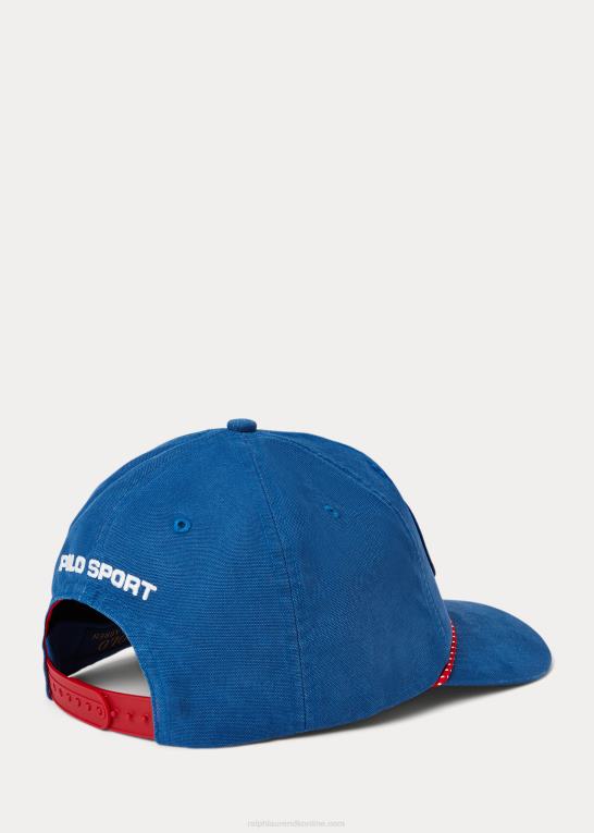 Mænd Ralph Lauren polo sport patch canvas kuglehætte Z426B2210